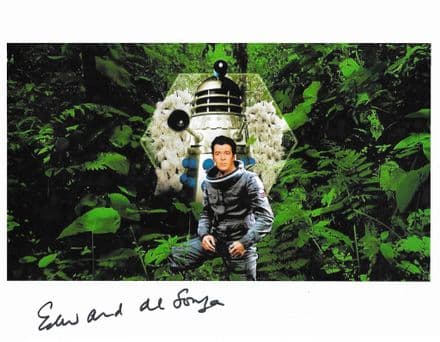 Edward de Souza DOCTOR WHO Mission to the Unknown Signed Autograph 10x8 COA 11714
