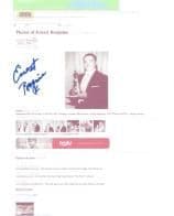 Ernest Borgnine (Oscar Winner) - Genuine Signed Autograph 8032