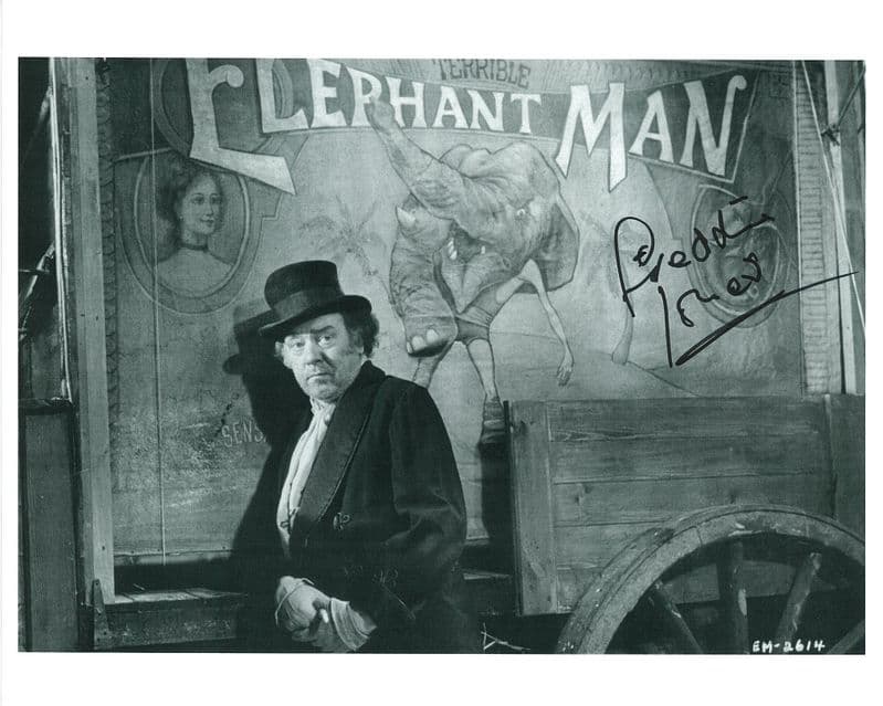 Freddie Jones, ELEPHANT MAN 10 x 8 genuine signed autograph 11108