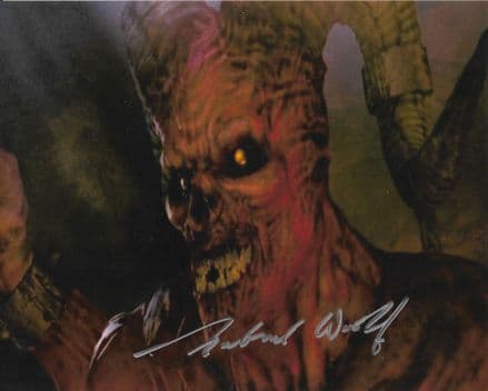 Gabriel Woolf DOCTOR WHO genuine Signed autograph 10 x 8  COA 11758