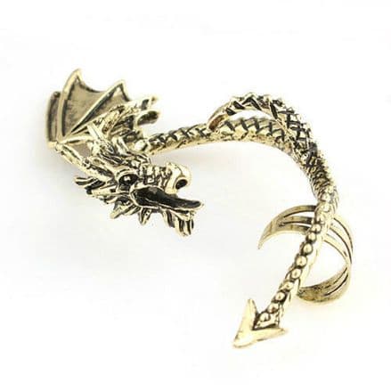 Game of Thrones Dragon Ear Cuff , brass colour  8183