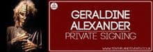 Geraldine Alexander - Private Signing