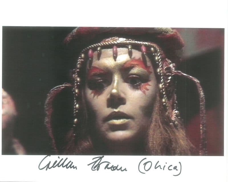 Gillian Brown ('Ohica' in The Brain of Morbius) Signed 10 x 8 COA 10061 (1)