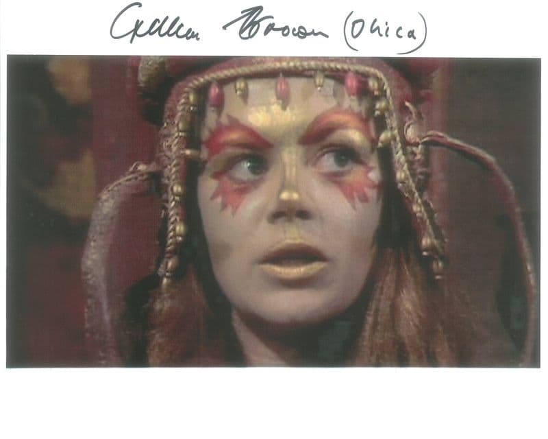 Gillian Brown ('Ohica' in The Brain of Morbius) Signed 10 x 8 Photograph # 10062