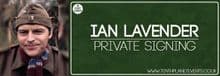 Ian Lavender - Private Signing