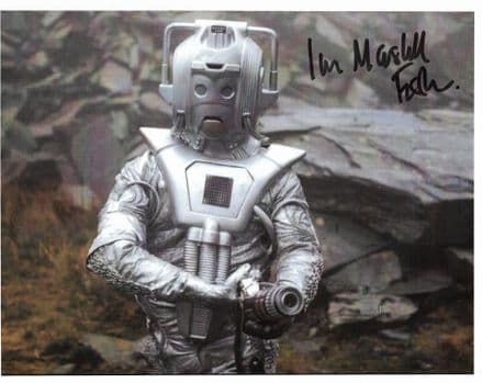 IAN MARSHALL FISHER (The Five Doctors) DR WHO10x8 Genuine Signed Autograph 12046