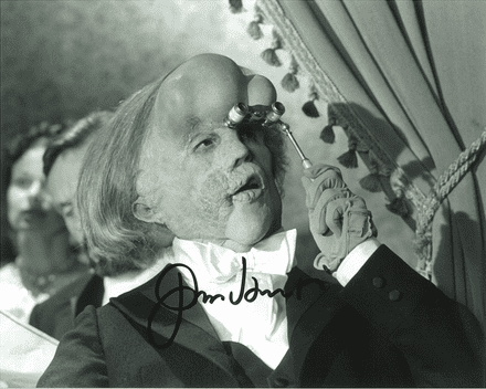 John Hurt - The Elephant Man, 10x 8 picture. This is an original autograph and not a copy. 10365