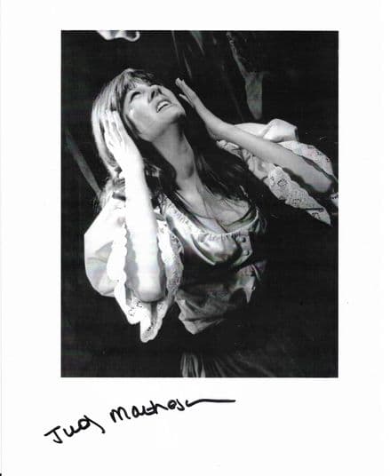 Judy Matheson "HAMMER HORROR" 10" x 8" Genuine Signed with COA 11905