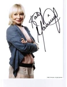 Katy Manning "Jo Grant" Doctor Who & Sarah Jane Smith signed autograph 10x8 COA 1975