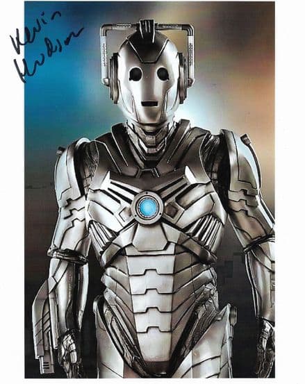 KEVIN HUDSON DOCTOR WHO Cyberman genuine signed autograph 10x8 COA 12057