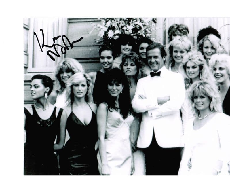 Kim Norton - Zorin party girl - James Bond Genuine Signed Autograph 10 x 8 COA  2341