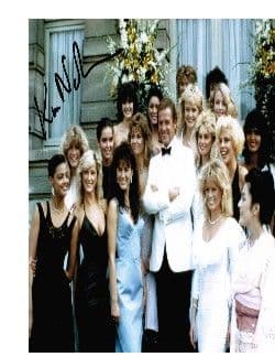 Kim Norton - Zorin party girl - James Bond genuine signed autograph 10x8 COA 