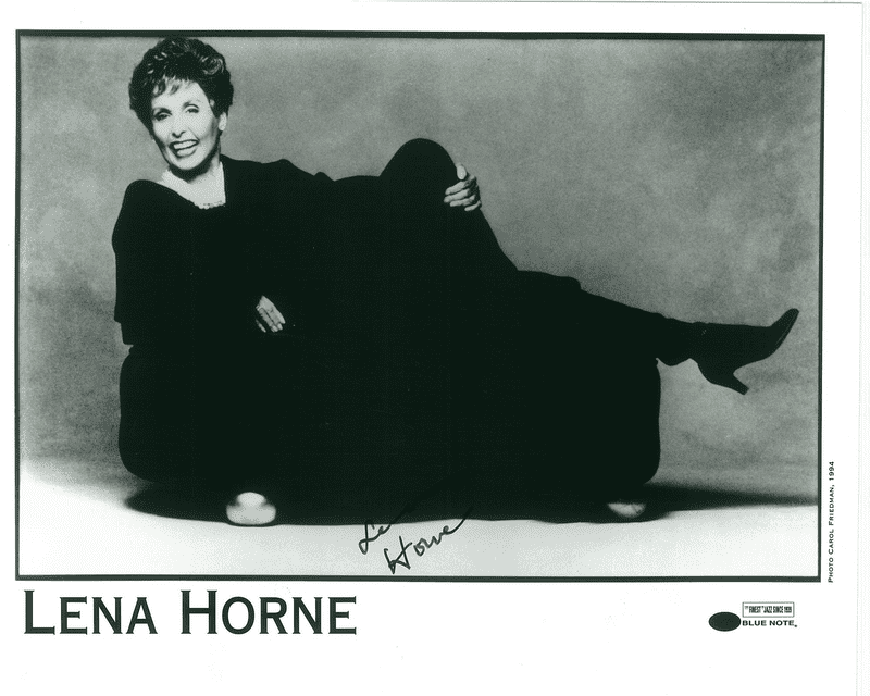 Lena Horne 'MUSIC JAZZ', 'Stormy Weather' - Genuine Signed Autograph 10x8  10685