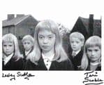 Lesley Scoble & Teri Scoble "Village Of The Damned" Genuine Signed10x8 COA  12288