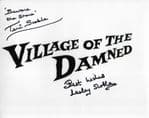 Lesley Scoble & Teri Scoble "Village Of The Damned" Genuine Signed10x8 COA 22316