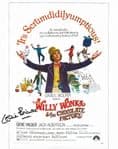 LESLIE BRICUSSE OBE "WILLY WONKA" Genuine Signed Autograph 10x8 COA  12267