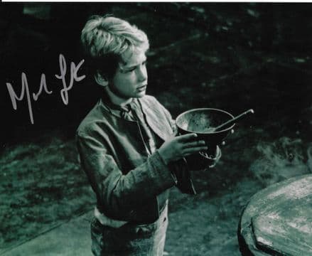 MARK LESTER 'Oliver'  -  OLIVER the musical' Genuine Signed Autograph 10x8 COA  11766