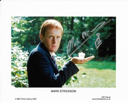 Mark Strickson DOCTOR WHO Genuine Signed Autograph 10x8 COA 11626