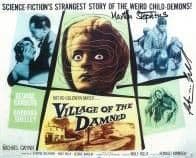 Martin Stephens & Peter Preidel 'Village of the Damned'.HORROR  GSA 10 x 8 COA 5876