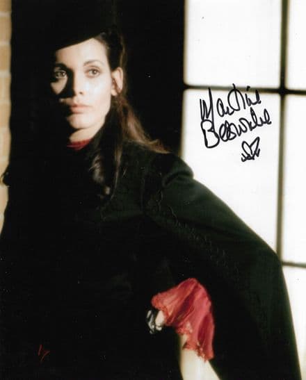 Martine Beswick HAMMER HORROR genuine signed autograph 10x8 COA  11725