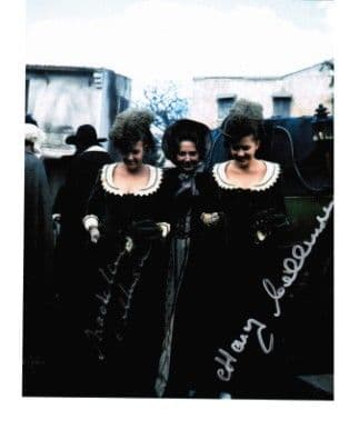 Mary and Madeline Collinson "Twins of Evil" Hammer Horror  Genuine Signed Autograph 10x8  2476