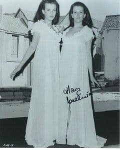Mary Collinson (Twins Of Evil) Genuine Signed Autograph 10x8  3879