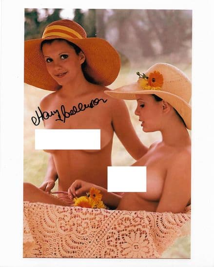 Mary  Collinson -TWINS OF EVIL 'HORROR' Genuine Signed Autograph 10x8  11378