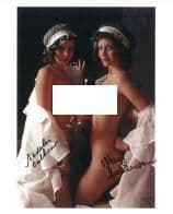 Mary & Madeline Collinson (Twins of Evil, Hammer Horror) - Genuine Signed Autograph 10x8 7941
