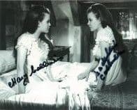 Mary & Madeline Collinson"Twins of Evil" Hammer star's  Genuine Signed Autograph 10x8  5719