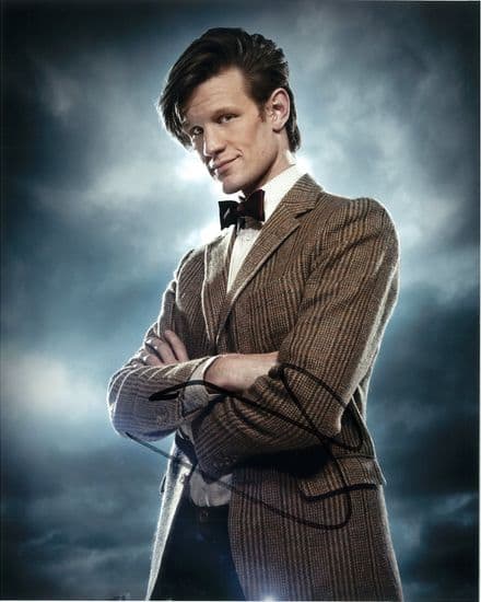 Matt Smith, "11th Doctor" DOCTOR WHO Genuine Signed Autograph 11113