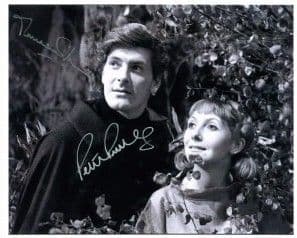 Maureen O'Brien and Peter Purves from DOCTOR WHO genuine signed autograph