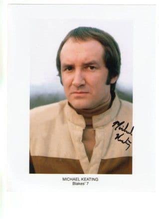 Michael Keating "Vila" BLAKE'S 7 genuine signed autograph 10x8 COA 1278