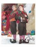 NATHAN McMULLEN & DAN STARKEY Dr Who Last Christmas signed autograph10X8 COA 12184
