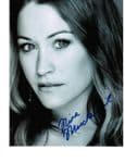 Nina Muschallik  JAMES BOND "The World is not Enough" genuine signed autograph COA 10 by 8
