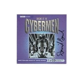 Origins of the Cybermen,(CD COVER ONLY) signed by David Banks 1332