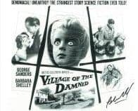 Pamela Franklin "VILLAGE OF THE DAMNED"  - HORROR Genuine Signed Autograph 10x8 COA 7450
