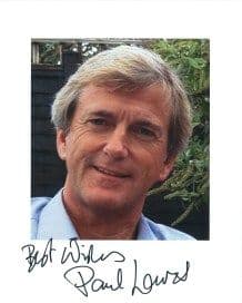 Paul Lavers Signed 10 x 8 Photograph