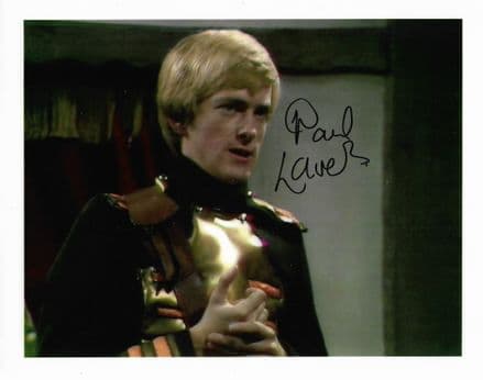 Paul Lavers The Androids of Tara DOCTOR WHO genuine signed autograph 10x8 COA 11761