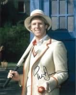 PETER DAVISON  5th Doctor DOCTOR WHO - Genuine Signed Autograph 10X8 COA 5921