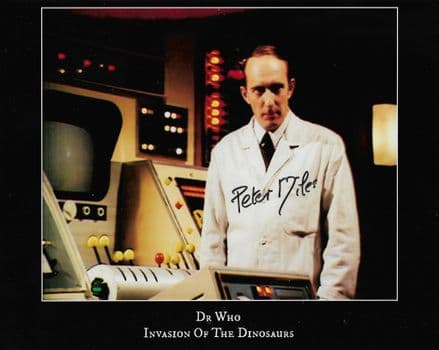 Peter Miles DOCTOR WHO  - Genuine Signed Autograph 10x8 COA 11752