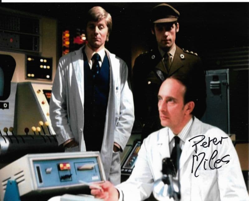 Peter Miles DOCTOR WHO   Genuine Signed Autograph 10x8 COA 11753