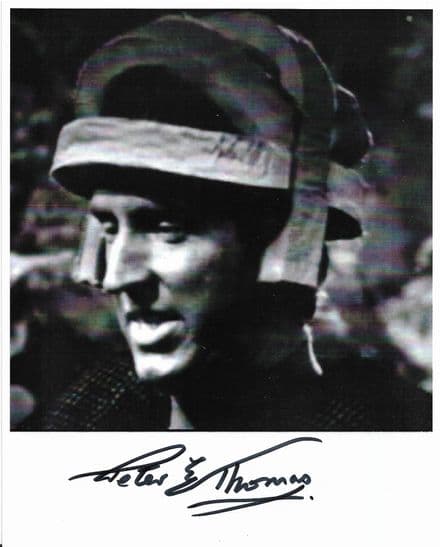 Peter Thomas DOCTOR WHO genuine signed autograph 10x8 COA 12022