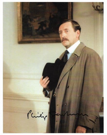 Philip Jackson - Poirot "Japp"genuine signed autograph 10x8 COA 11998