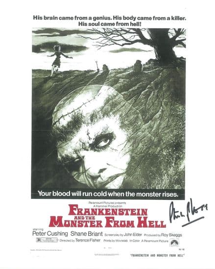 Philip Voss Hammer Horror Frankenstein - Genuine Signed Autograph 10x8 COA 12230