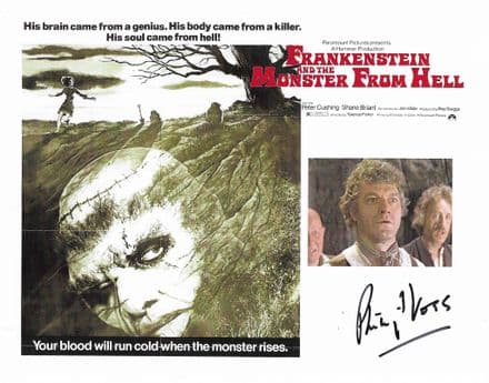 Philip Voss Hammer Horror Frankenstein - Genuine Signed Autograph 10x8 COA 12231