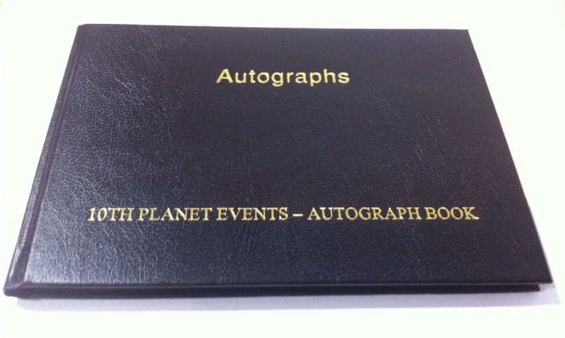 Pre-Signed Autograph Book GENUINE SIGNED AUTOGRAPHS 9198