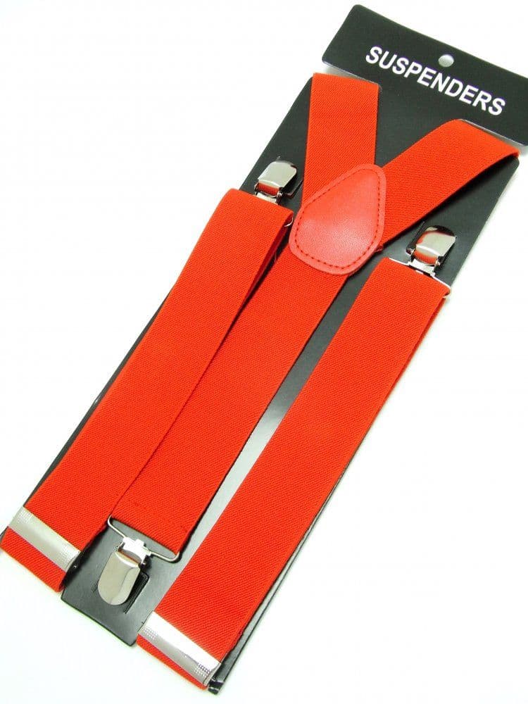 Red Braces 3.5 cm wide - PC7881