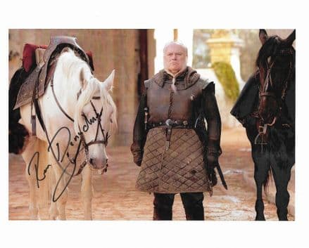 RON DONACHIE Rodrik Cassel - Game Of Thrones 10x8 genuine signed autograph  22566