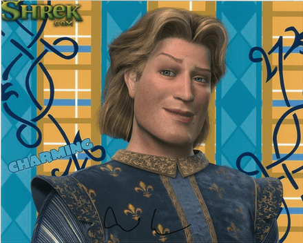 Rupert Everett, Prince Charming - Shrek,   genuine signed autograph,  10449