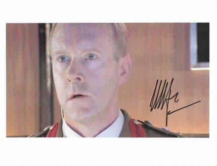 RUPERT HOLLIDAY EVANS "UNIT DOCTOR WHO" 10x8 Genuine Signed Autograph COA 22642